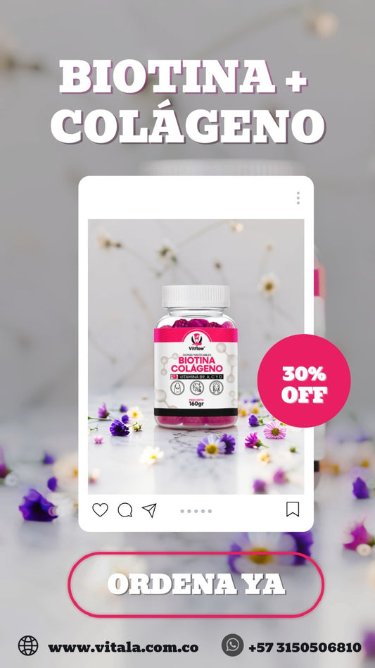 Gomitas Biotina mas Colageno