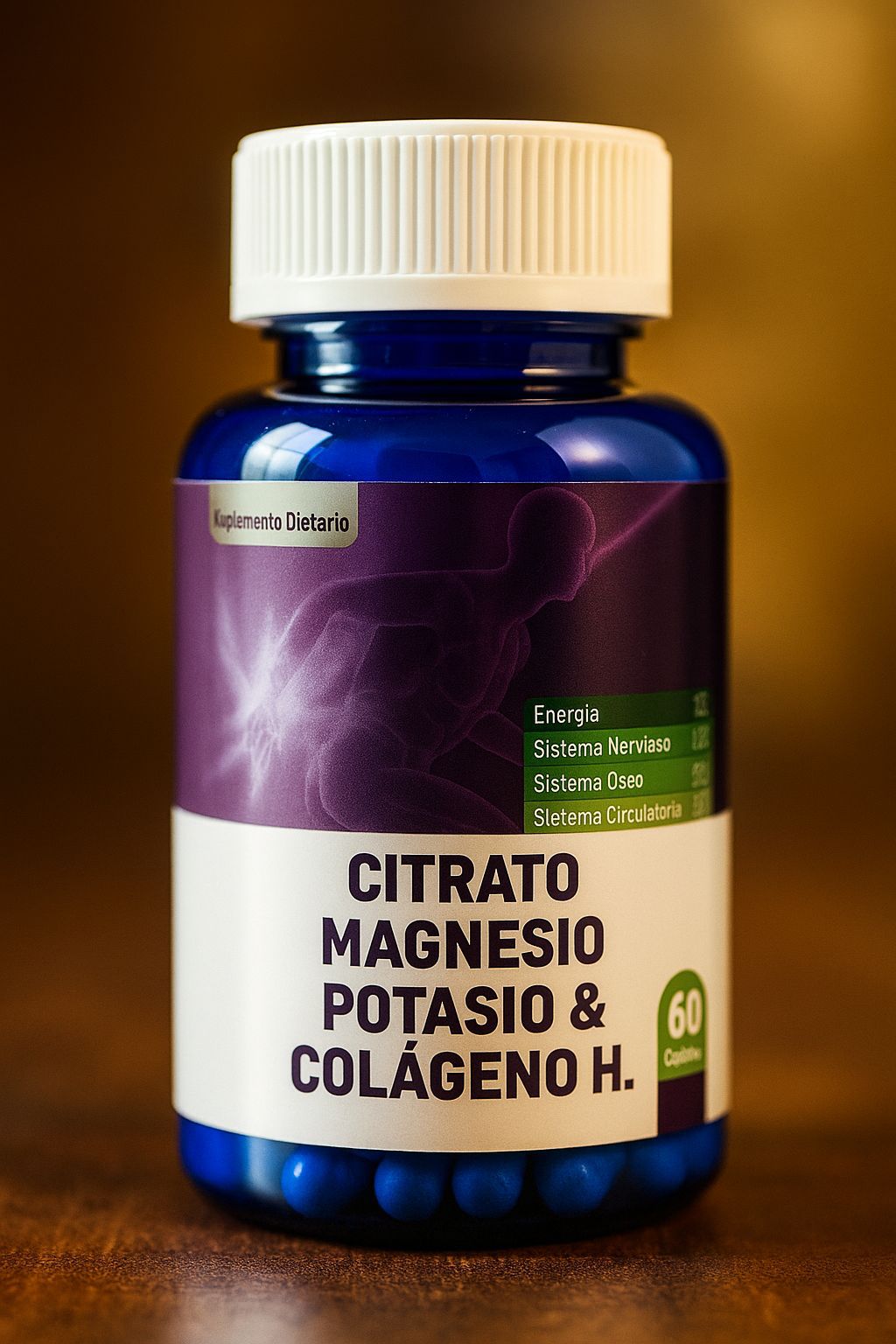 Citrato Magnesio Potasio y Colageno