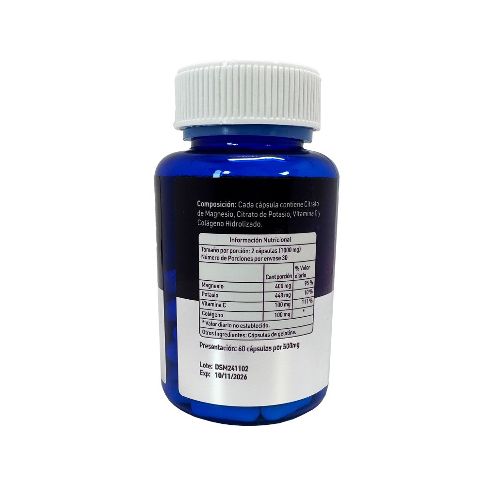 Citrato Magnesio Potasio y Colageno